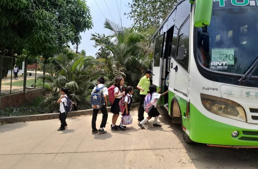 Arauca tramita $28 mil millones para sostener el transporte de 9.889 estudiantes rurales