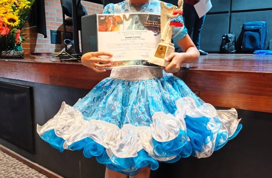 Mía Valentina Valencia pone el arpa de Tame en el primer lugar en Bogotá